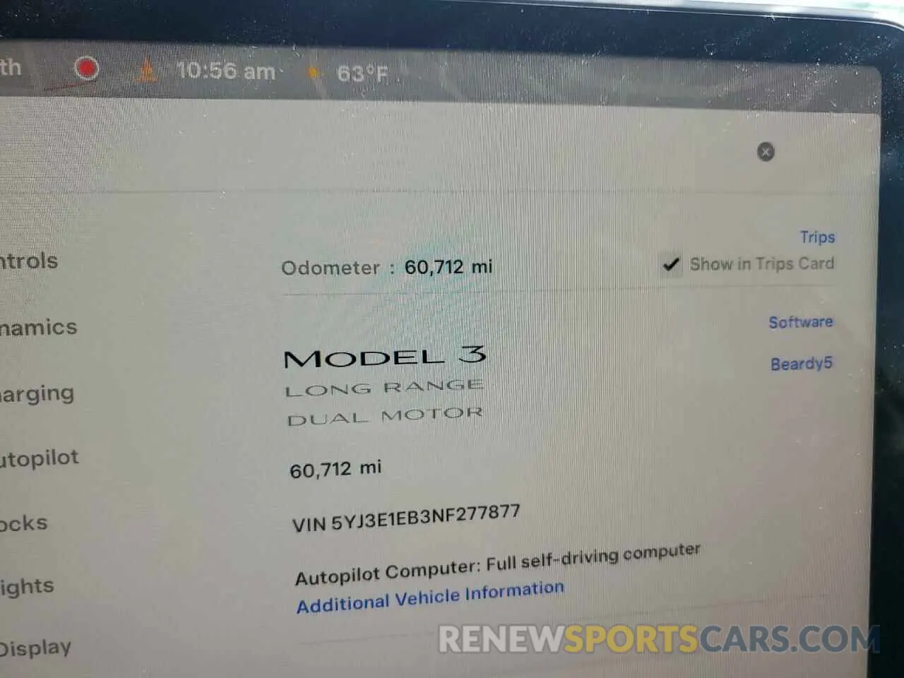 9 Photograph of a damaged car 5YJ3E1EB3NF277877 TESLA MODEL 3 2022