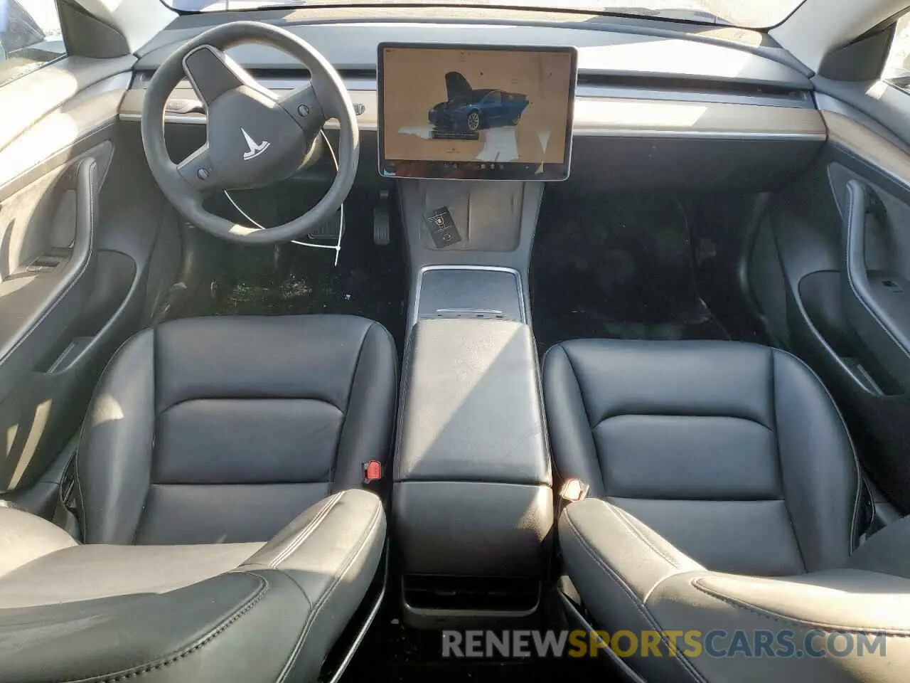 8 Photograph of a damaged car 5YJ3E1EB3NF305161 TESLA MODEL 3 2022