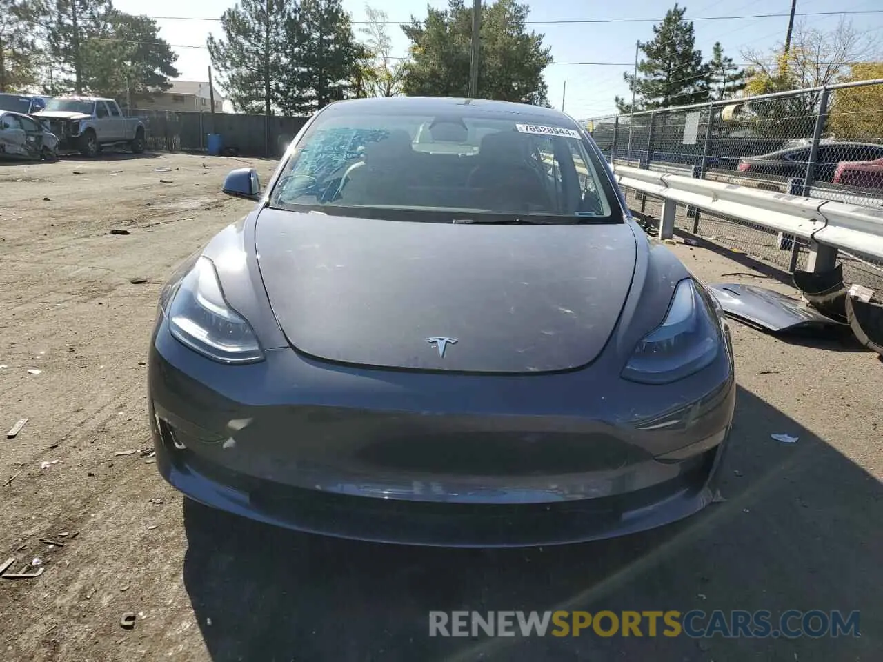 5 Photograph of a damaged car 5YJ3E1EB3NF319559 TESLA MODEL 3 2022