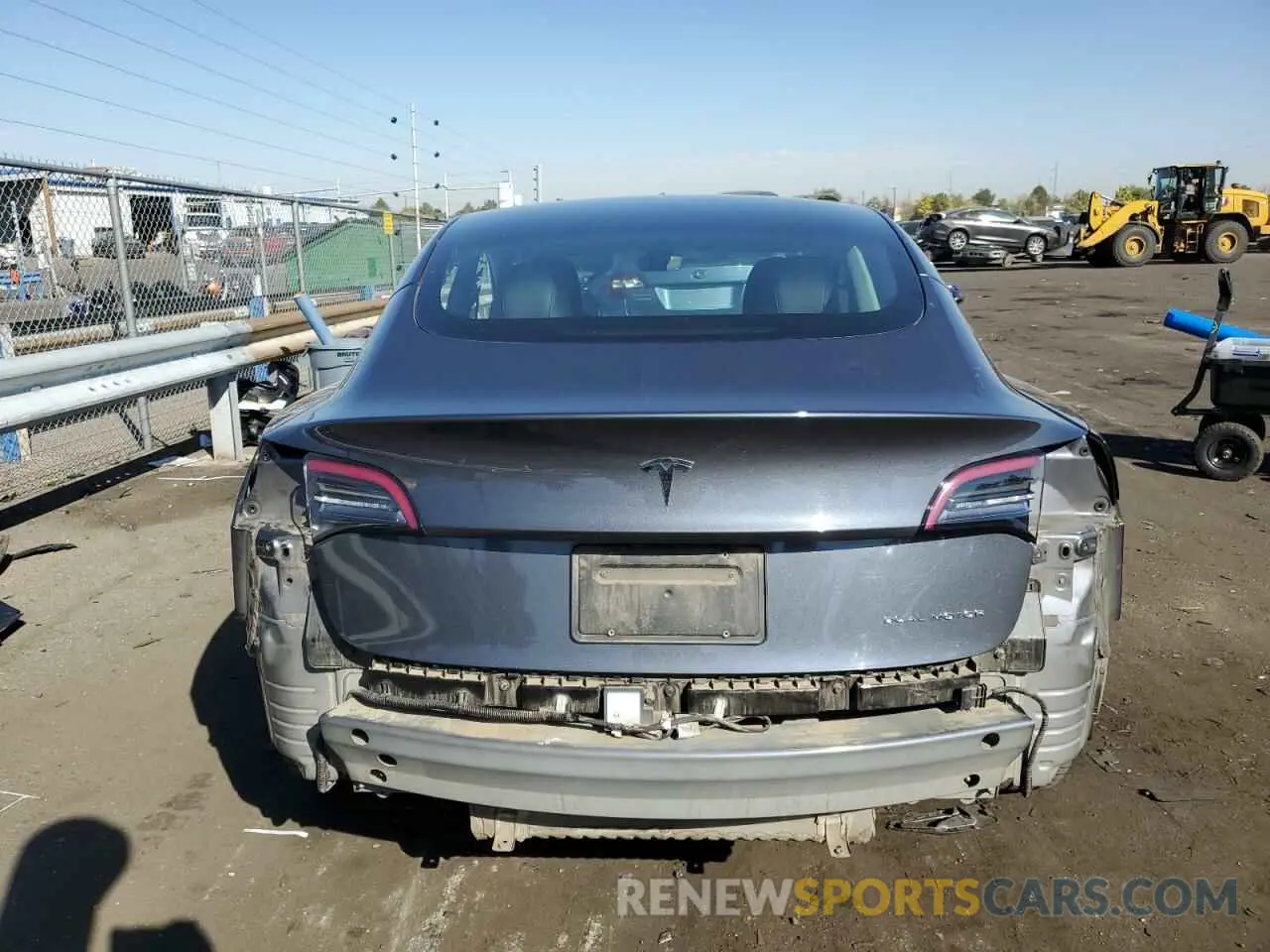 6 Photograph of a damaged car 5YJ3E1EB3NF319559 TESLA MODEL 3 2022