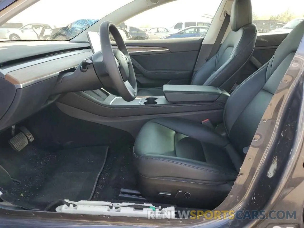 7 Photograph of a damaged car 5YJ3E1EB3NF319559 TESLA MODEL 3 2022