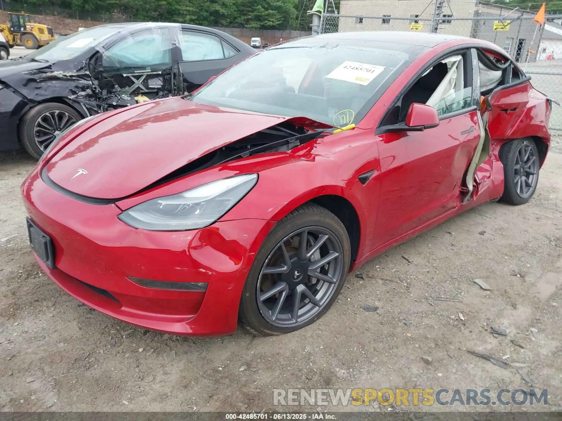 2 Фотография поврежденного автомобиля 5YJ3E1EB3NF324681 TESLA MODEL 3 2022