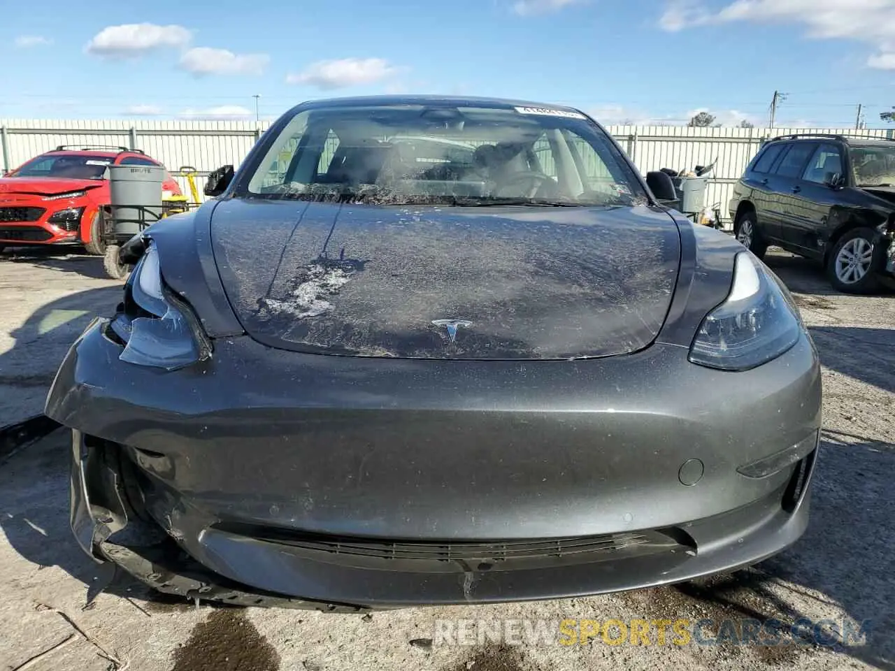 5 Photograph of a damaged car 5YJ3E1EB3NF342159 TESLA MODEL 3 2022