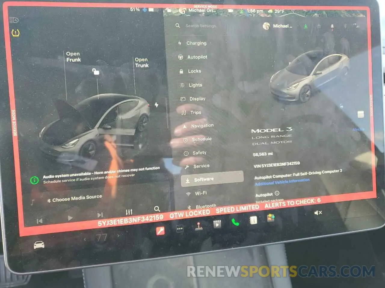9 Photograph of a damaged car 5YJ3E1EB3NF342159 TESLA MODEL 3 2022