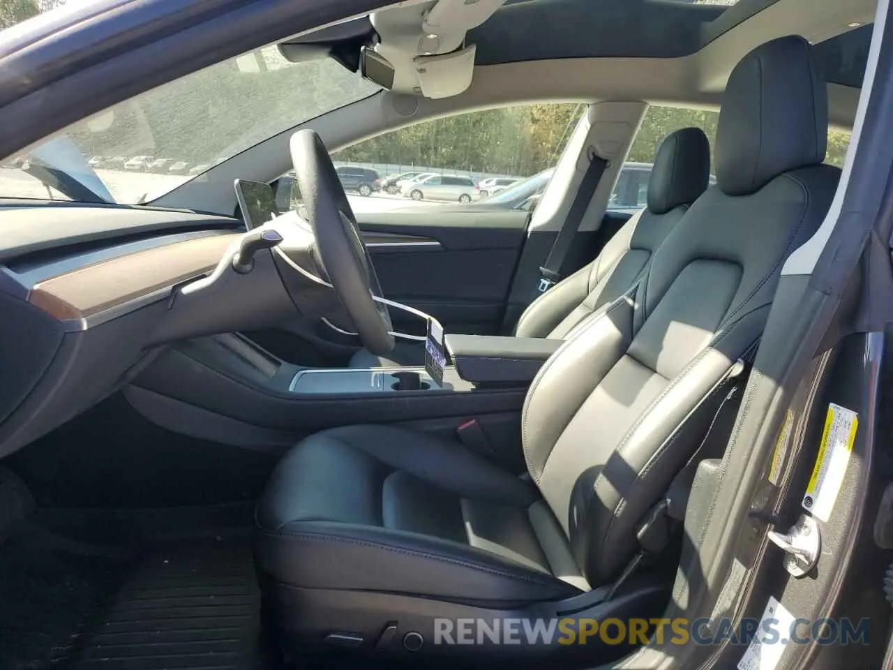 7 Photograph of a damaged car 5YJ3E1EB3NF345885 TESLA MODEL 3 2022