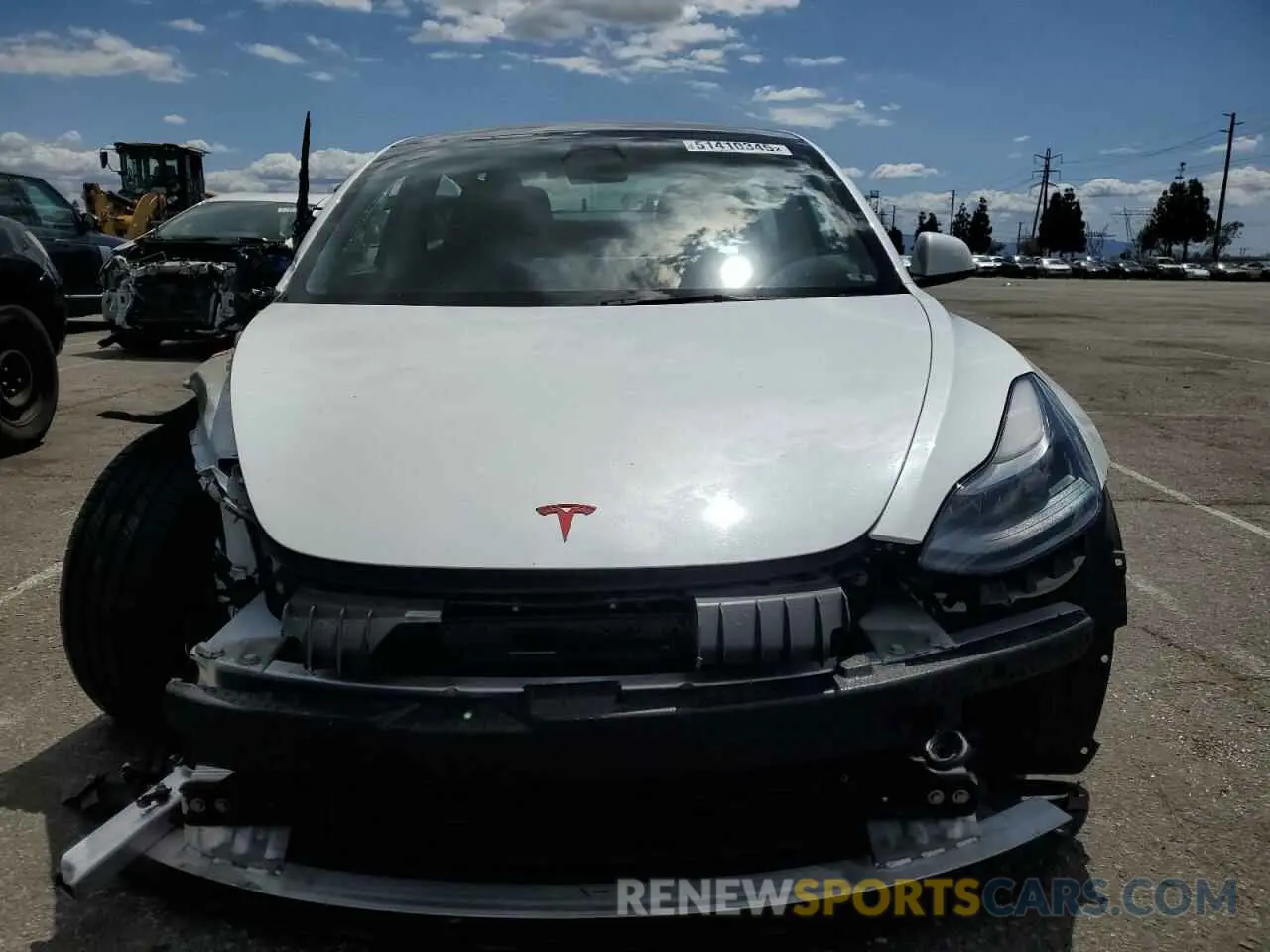 5 Фотография поврежденного автомобиля 5YJ3E1EB4NF139023 TESLA MODEL 3 2022