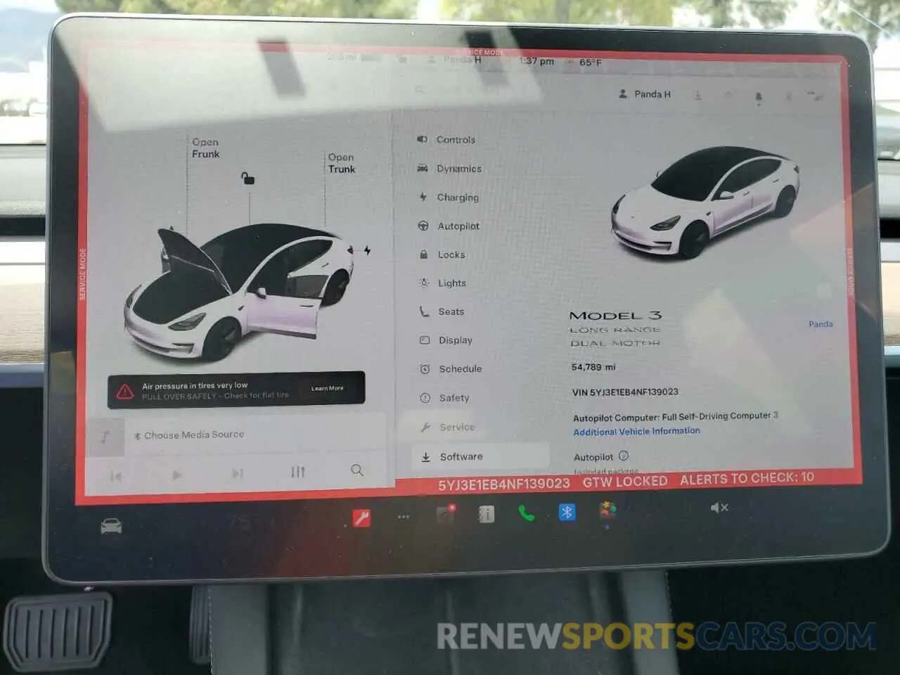 9 Фотография поврежденного автомобиля 5YJ3E1EB4NF139023 TESLA MODEL 3 2022