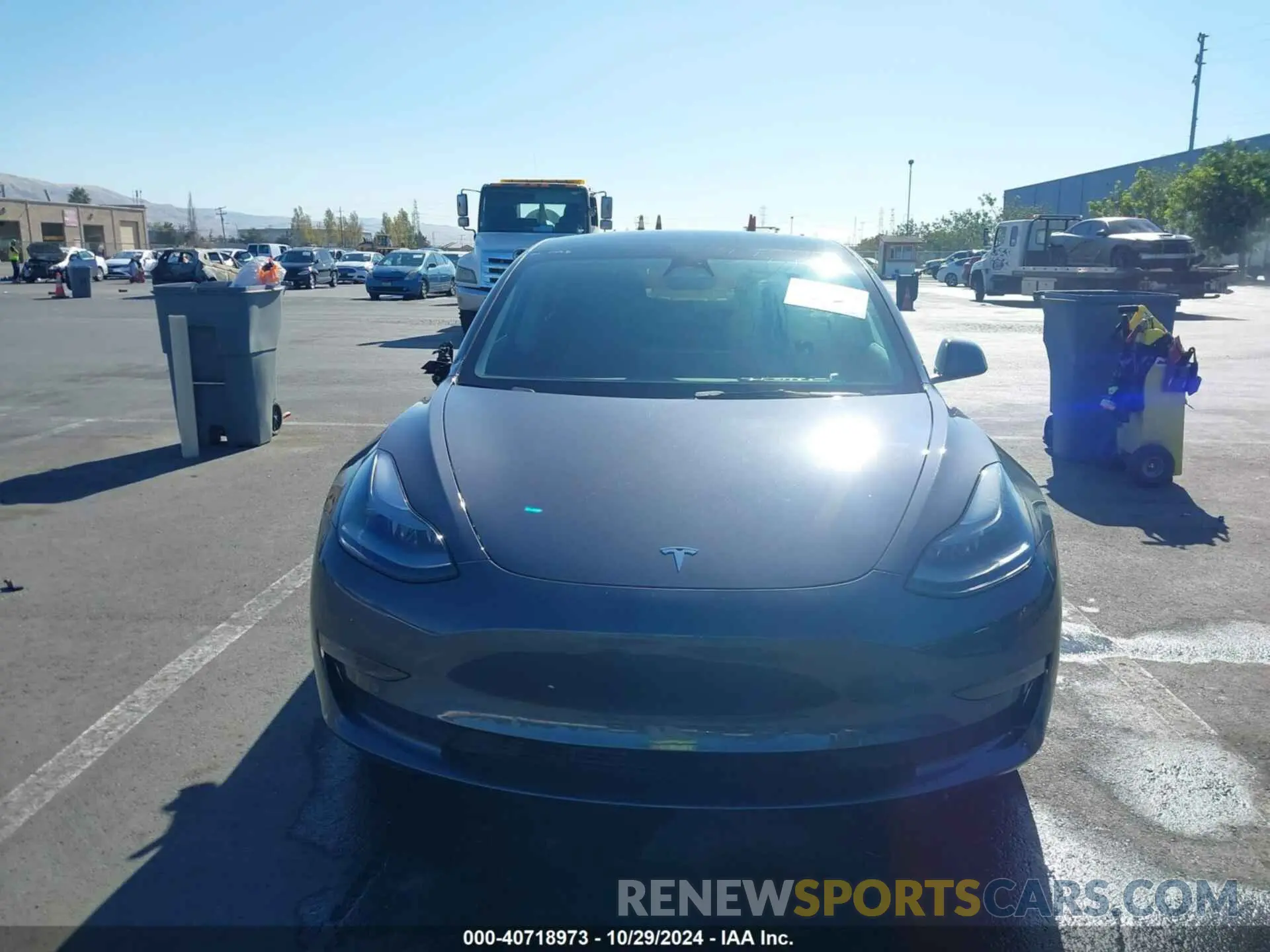 12 Photograph of a damaged car 5YJ3E1EB4NF171860 TESLA MODEL 3 2022