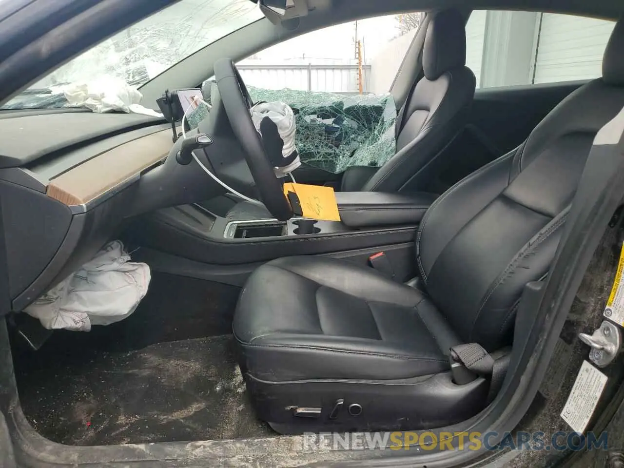 7 Photograph of a damaged car 5YJ3E1EB4NF179697 TESLA MODEL 3 2022