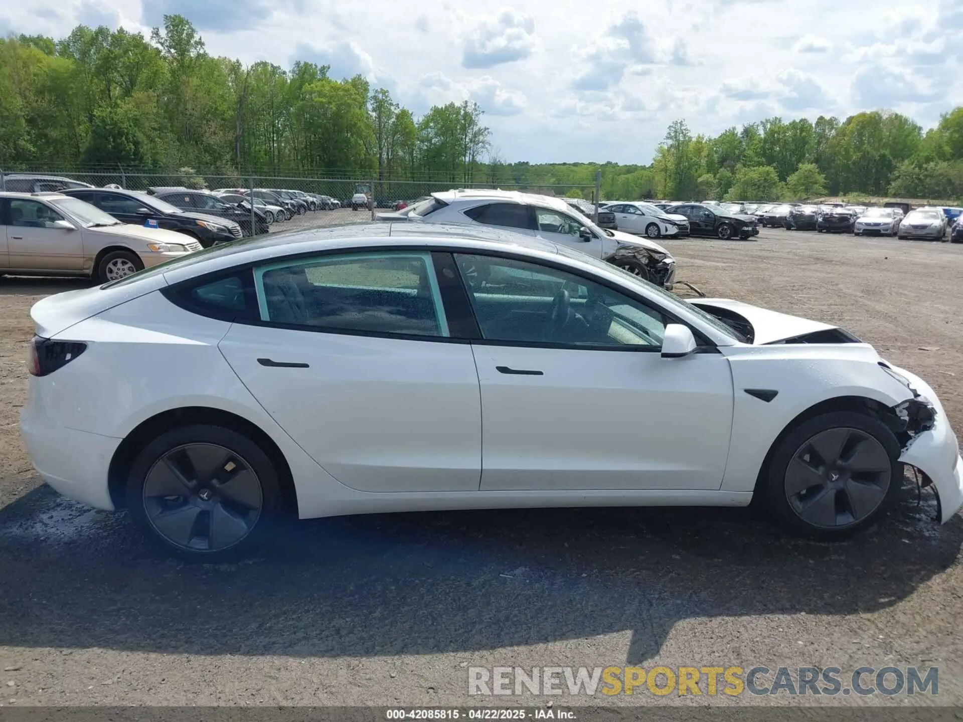 13 Photograph of a damaged car 5YJ3E1EB4NF183832 TESLA MODEL 3 2022