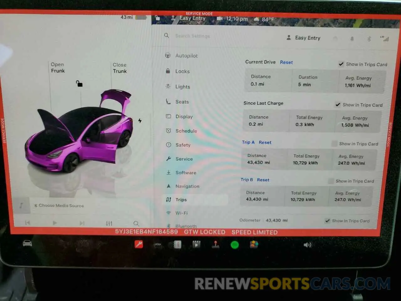 9 Photograph of a damaged car 5YJ3E1EB4NF184589 TESLA MODEL 3 2022