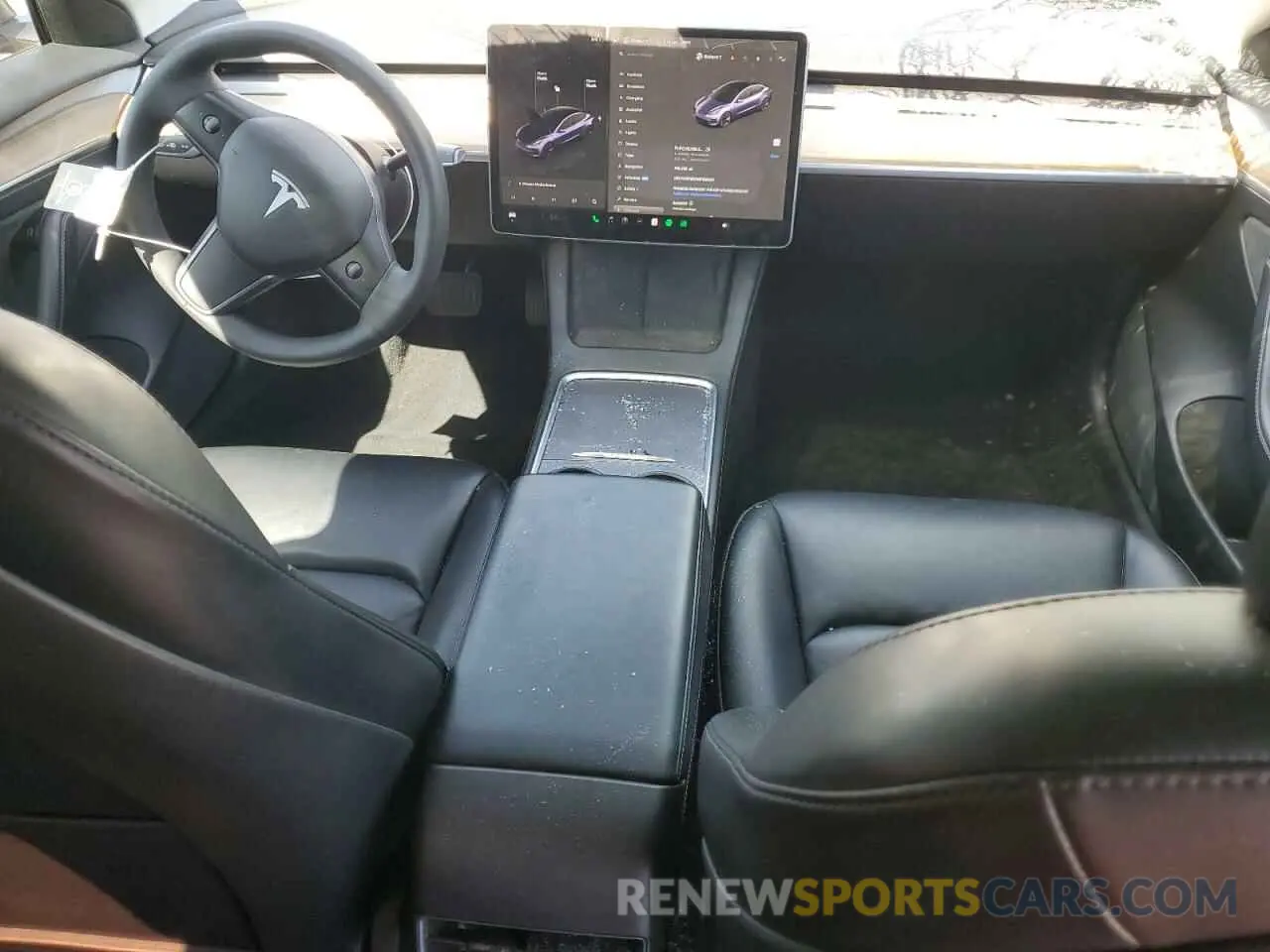8 Photograph of a damaged car 5YJ3E1EB4NF186424 TESLA MODEL 3 2022