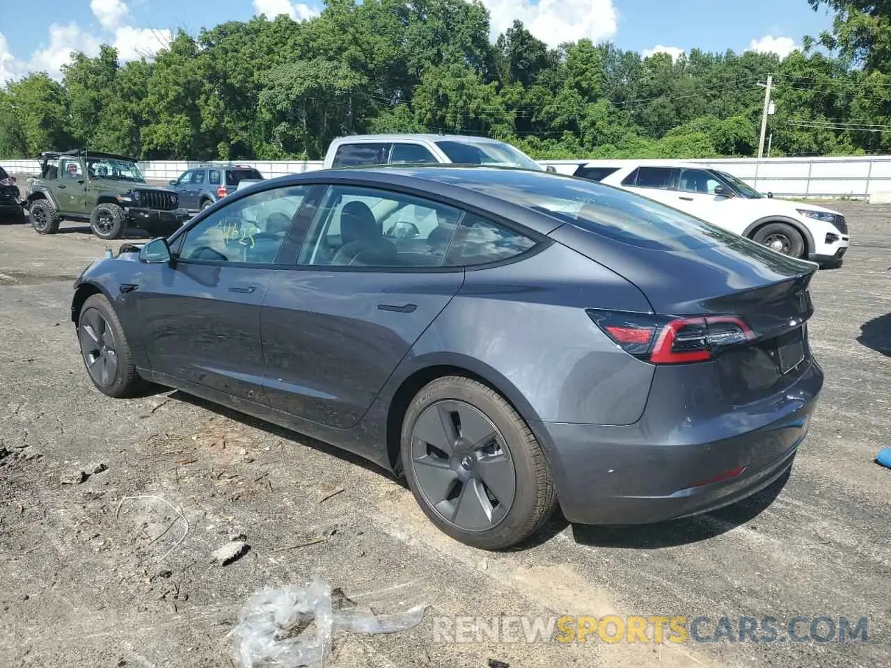 3 Photograph of a damaged car 5YJ3E1EB4NF190957 TESLA MODEL 3 2022
