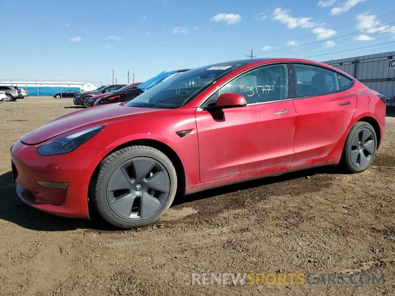 1 Фотография поврежденного автомобиля 5YJ3E1EB4NF190988 TESLA MODEL 3 2022