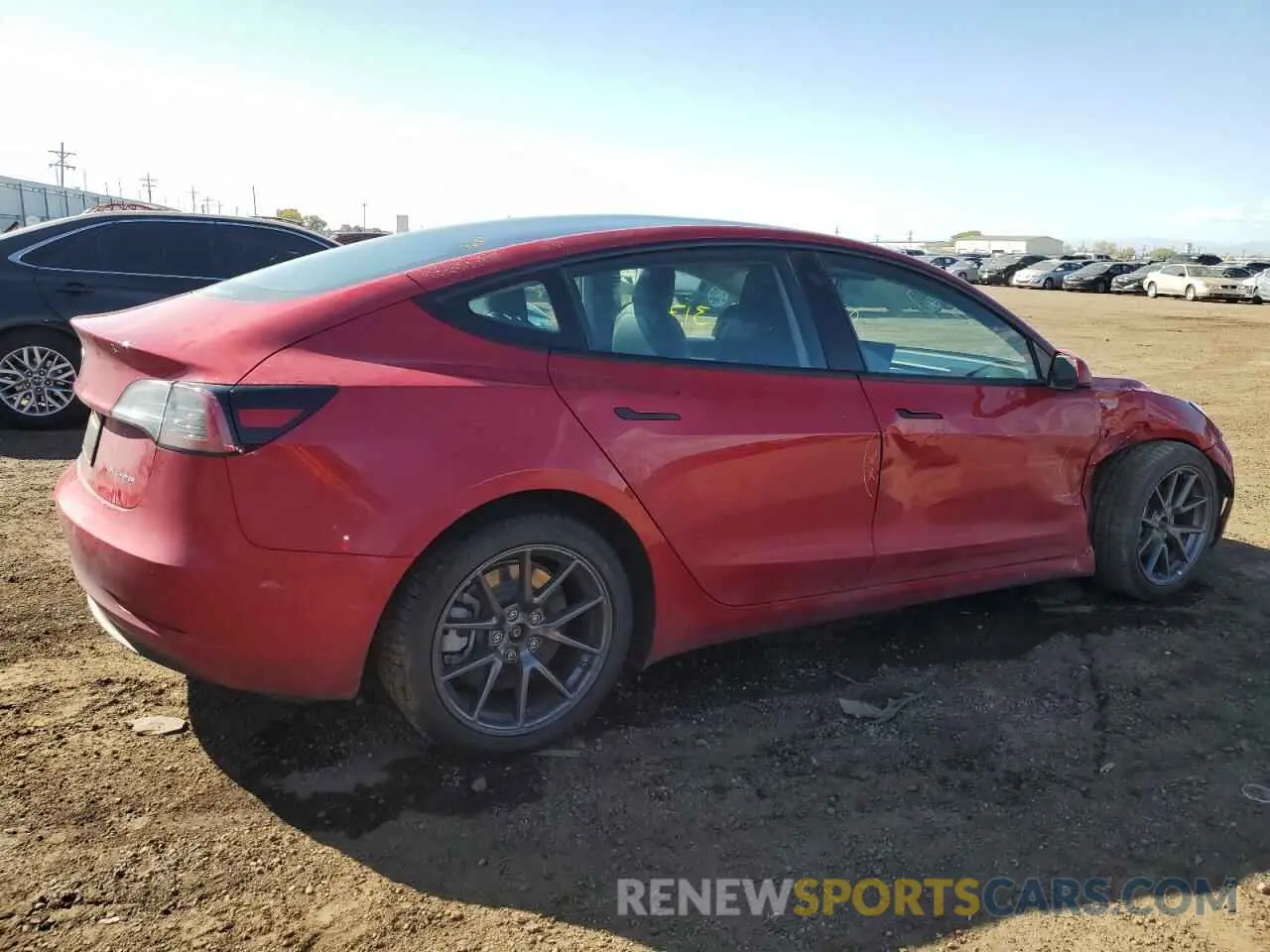 3 Фотография поврежденного автомобиля 5YJ3E1EB4NF190988 TESLA MODEL 3 2022