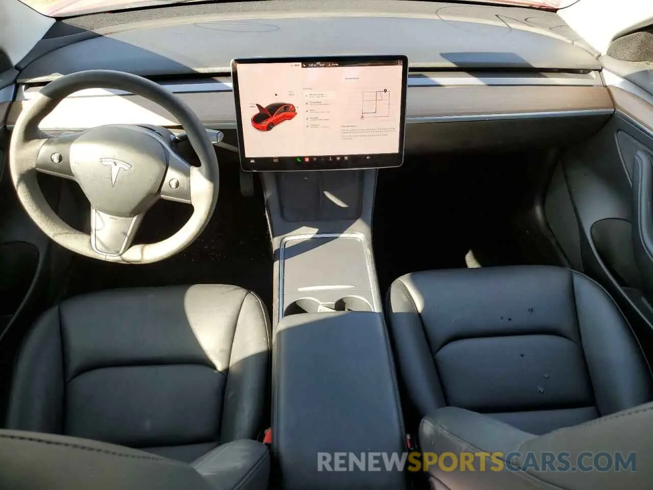 8 Фотография поврежденного автомобиля 5YJ3E1EB4NF190988 TESLA MODEL 3 2022