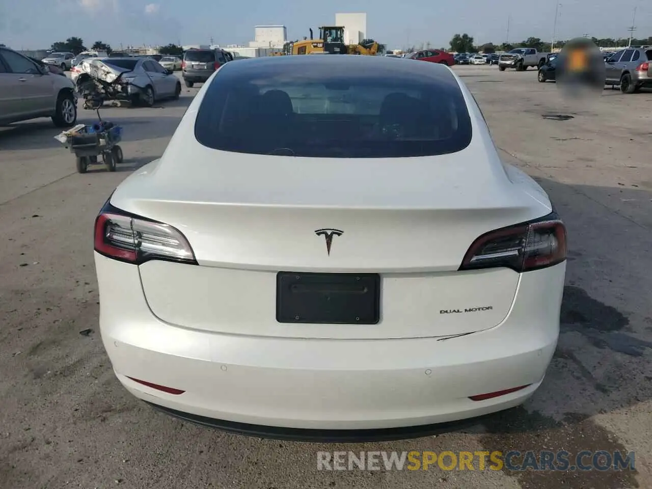 6 Photograph of a damaged car 5YJ3E1EB4NF238716 TESLA MODEL 3 2022