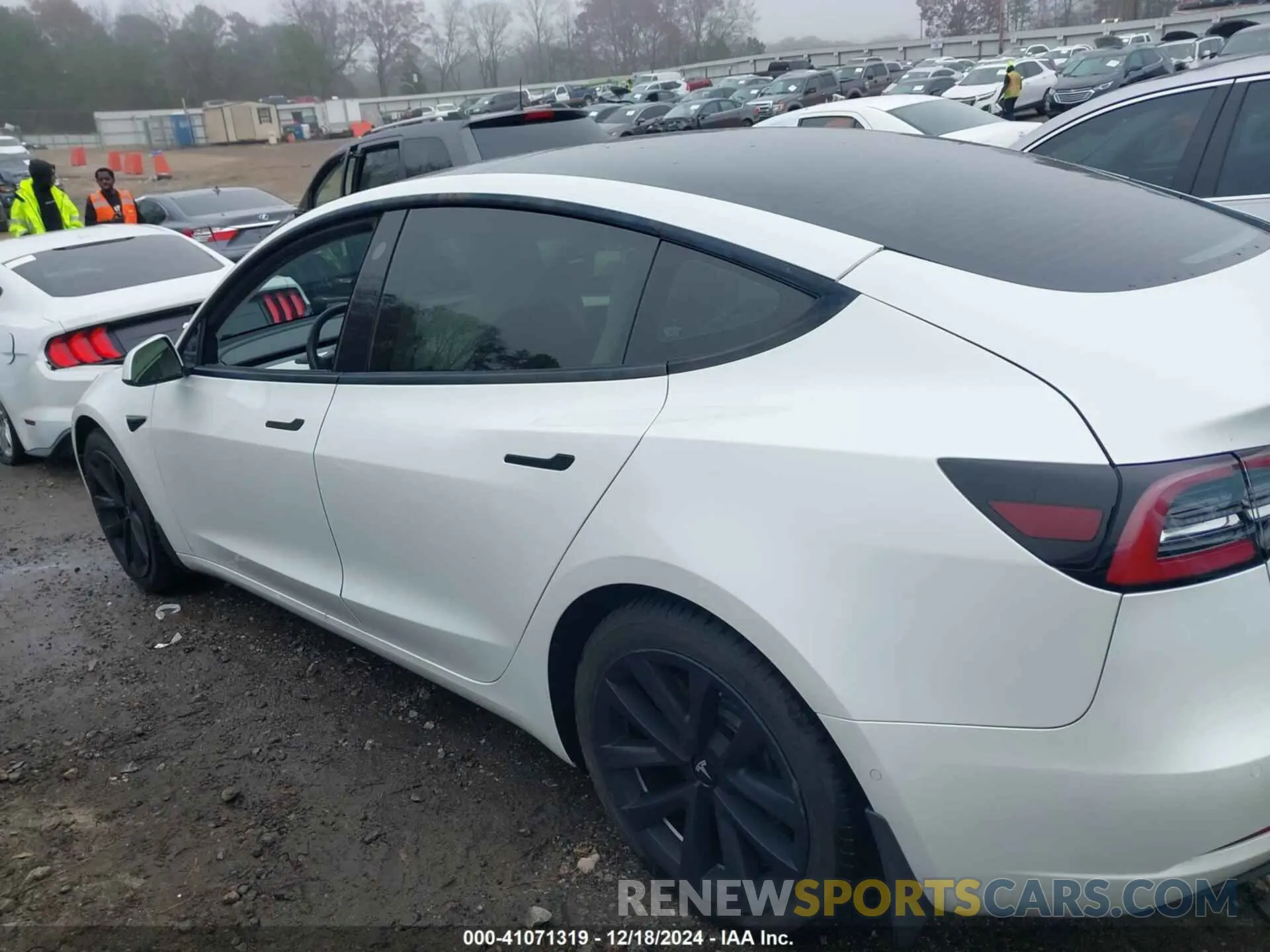 14 Photograph of a damaged car 5YJ3E1EB4NF241647 TESLA MODEL 3 2022
