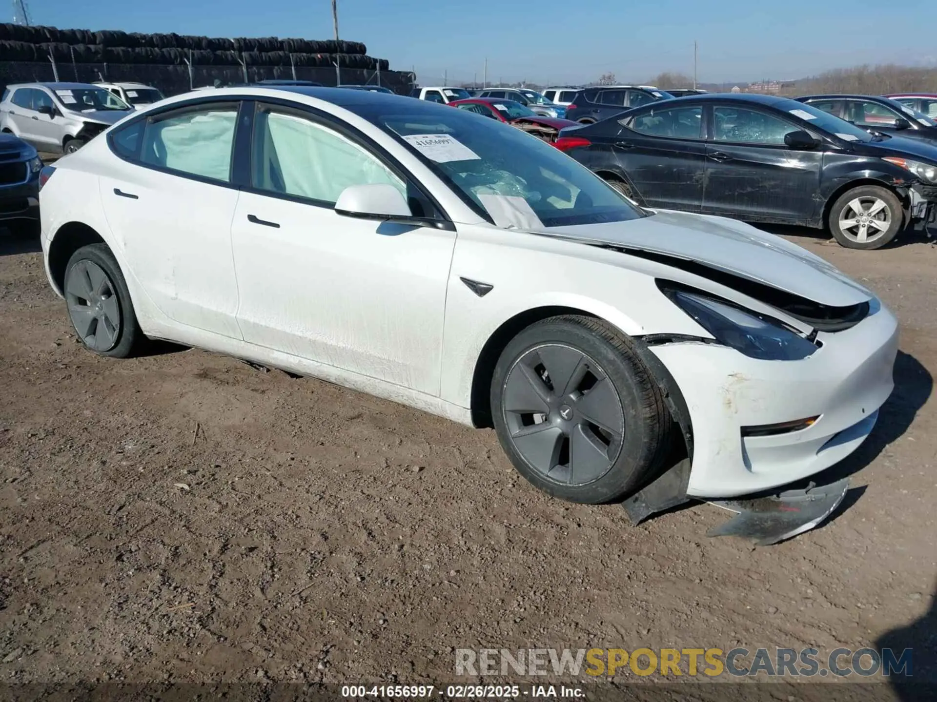 1 Фотография поврежденного автомобиля 5YJ3E1EB4NF250056 TESLA MODEL 3 2022