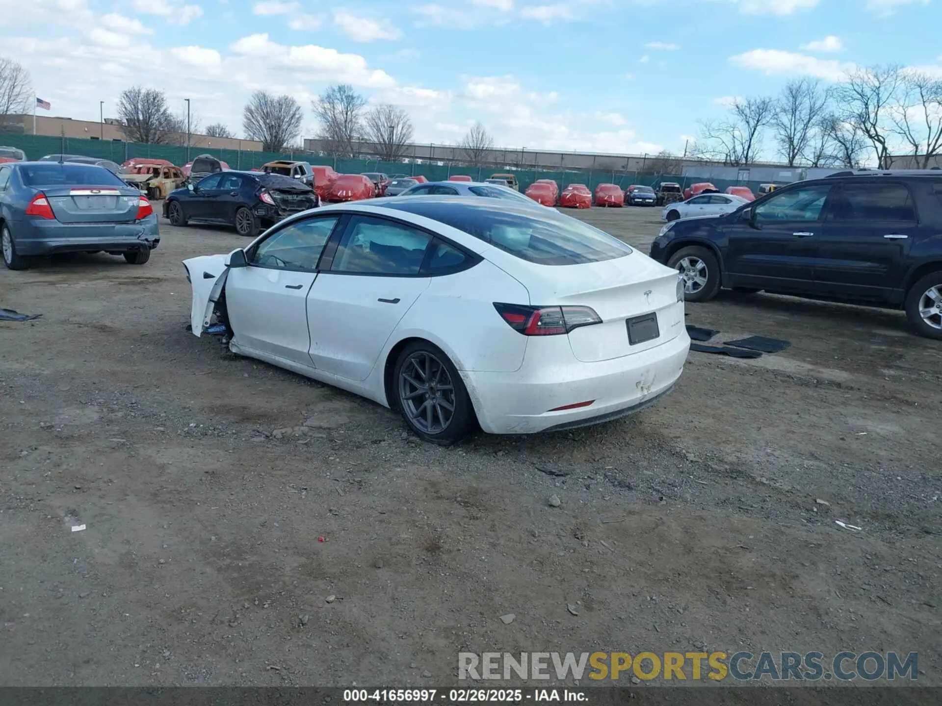 3 Фотография поврежденного автомобиля 5YJ3E1EB4NF250056 TESLA MODEL 3 2022