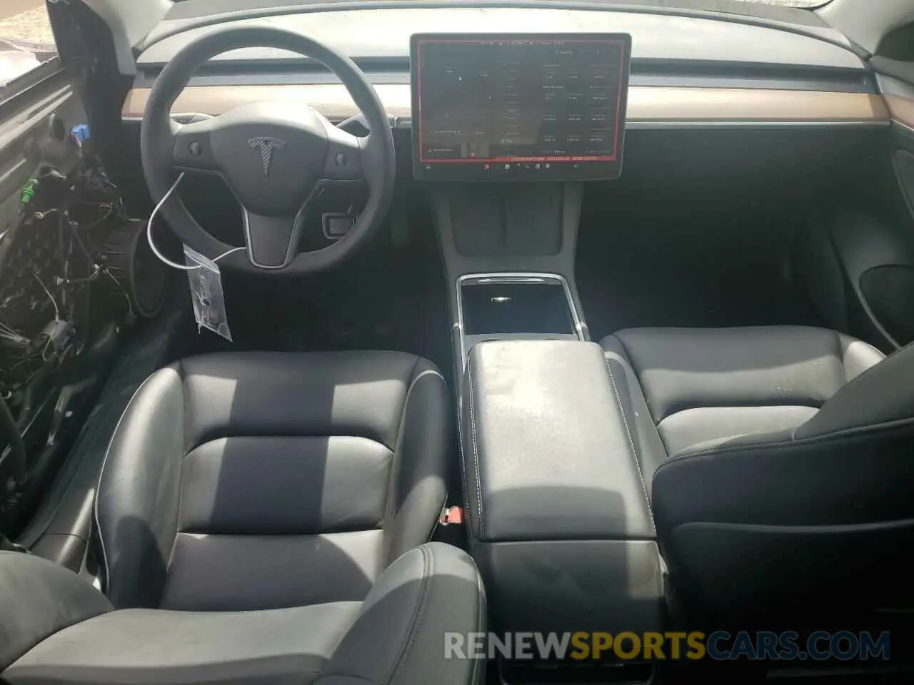 8 Photograph of a damaged car 5YJ3E1EB4NF272865 TESLA MODEL 3 2022