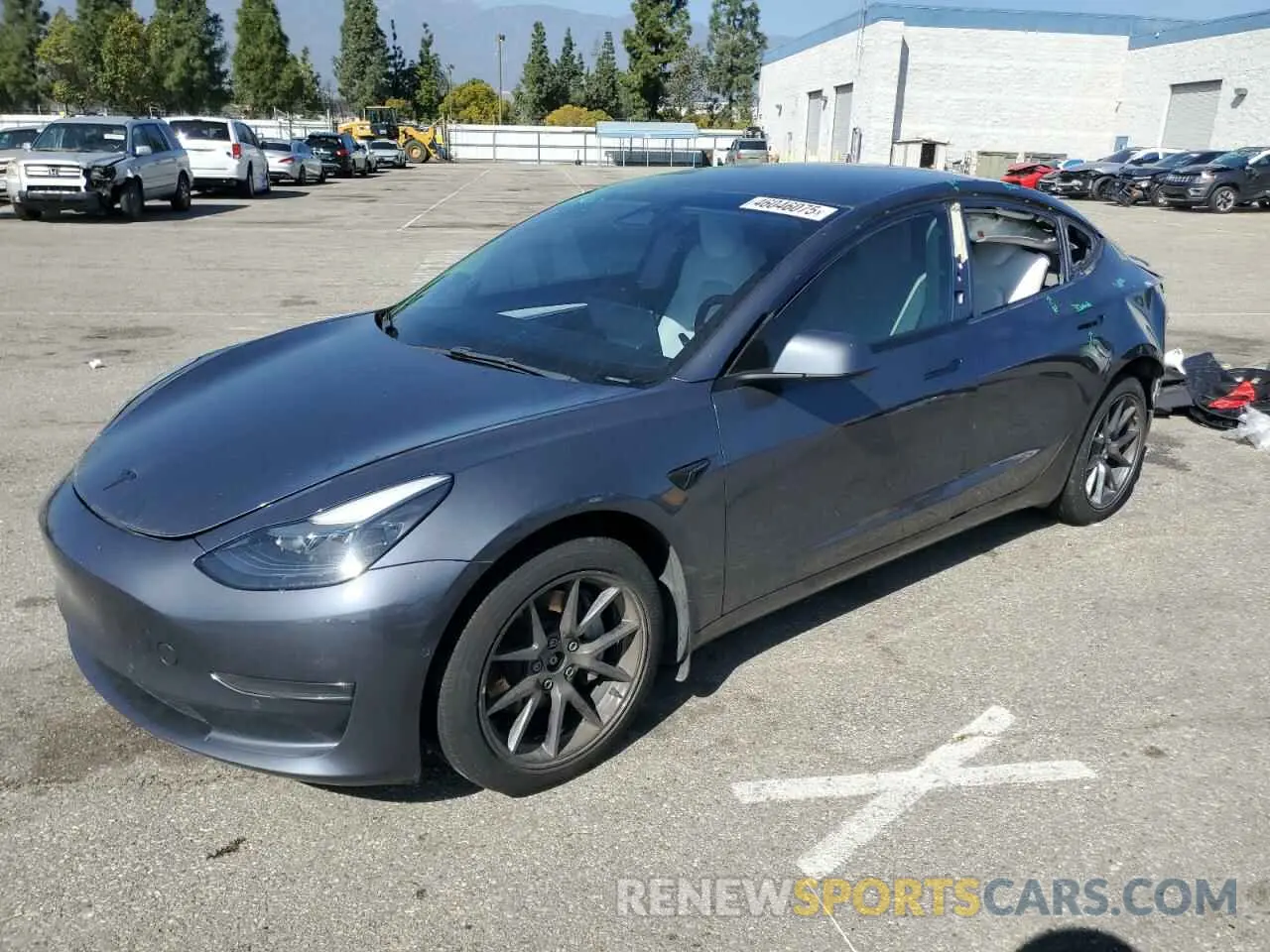 1 Фотография поврежденного автомобиля 5YJ3E1EB4NF276804 TESLA MODEL 3 2022