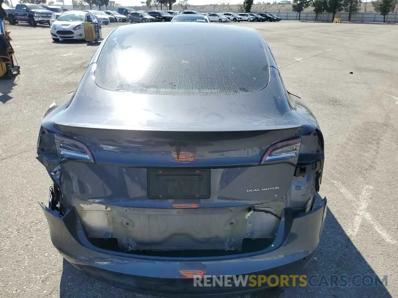 6 Фотография поврежденного автомобиля 5YJ3E1EB4NF276804 TESLA MODEL 3 2022