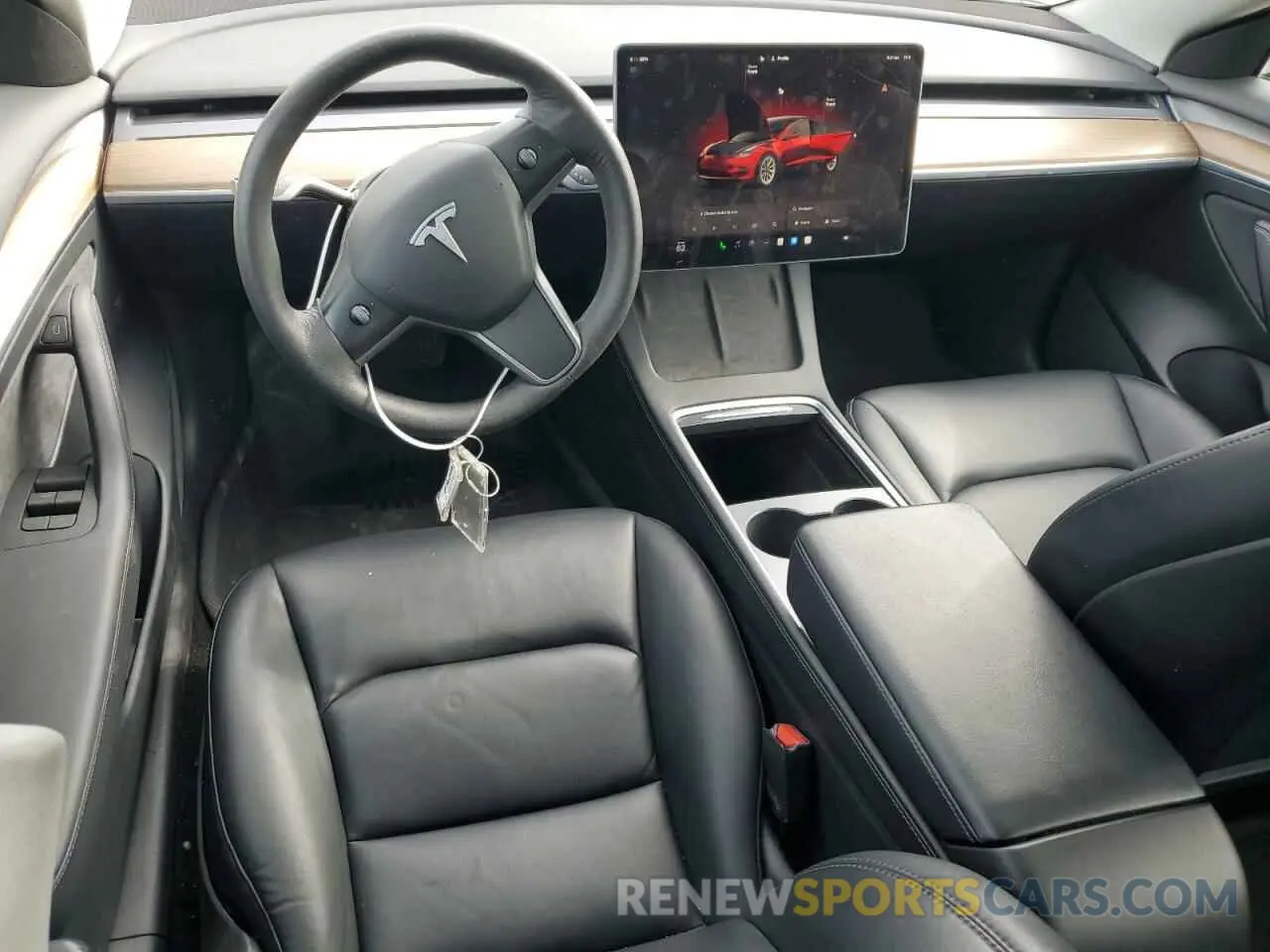 8 Фотография поврежденного автомобиля 5YJ3E1EB4NF285924 TESLA MODEL 3 2022