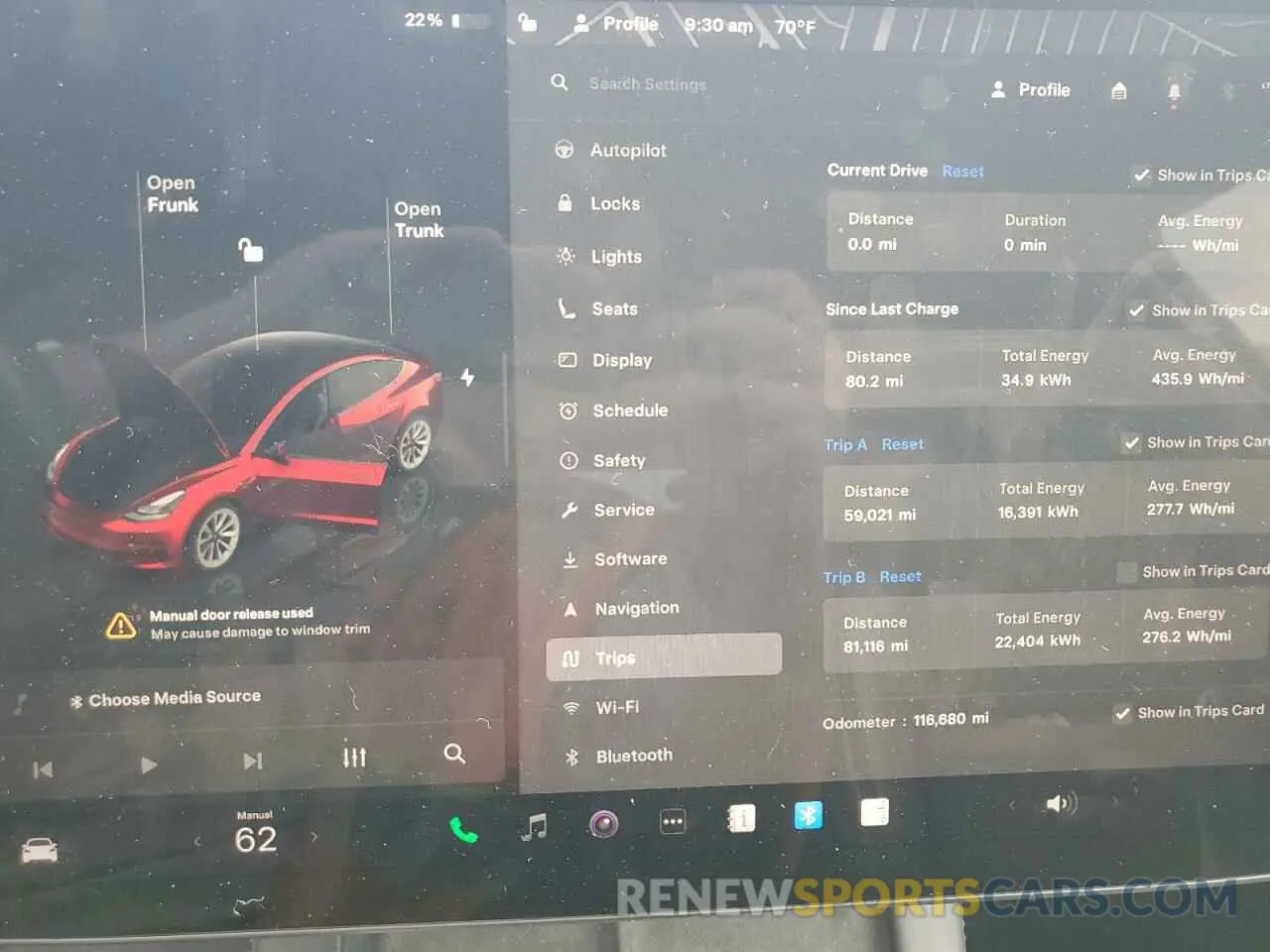 9 Фотография поврежденного автомобиля 5YJ3E1EB4NF285924 TESLA MODEL 3 2022