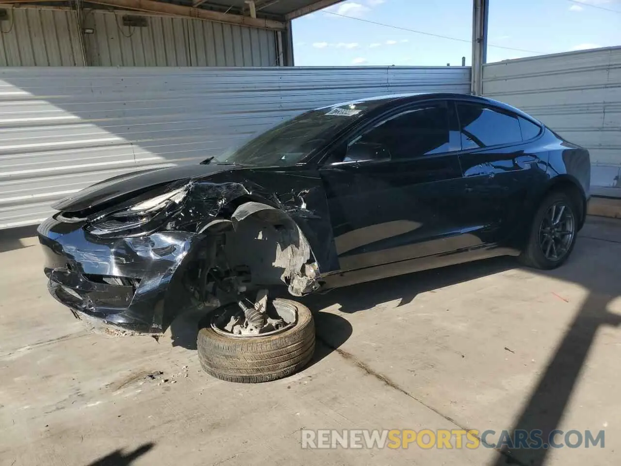 1 Фотография поврежденного автомобиля 5YJ3E1EB4NF288449 TESLA MODEL 3 2022