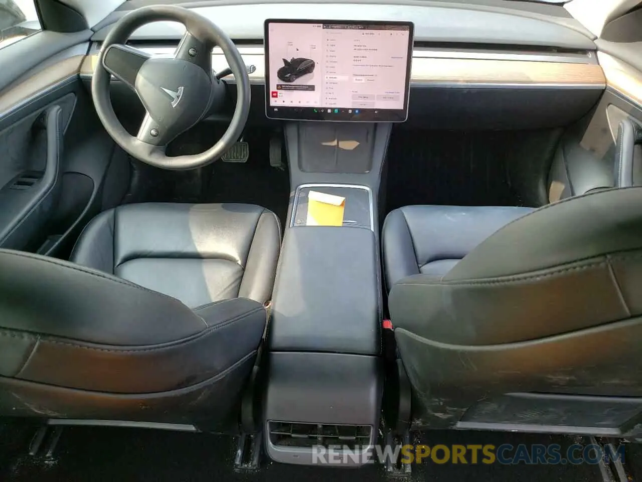 8 Photograph of a damaged car 5YJ3E1EB4NF334930 TESLA MODEL 3 2022