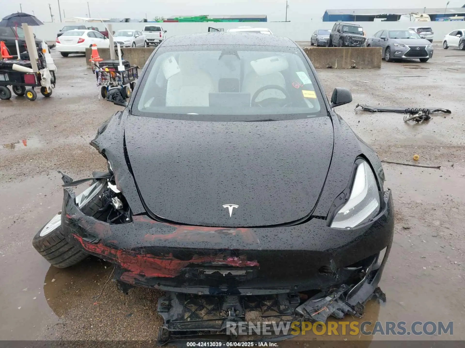 13 Фотография поврежденного автомобиля 5YJ3E1EB5NF115555 TESLA MODEL 3 2022