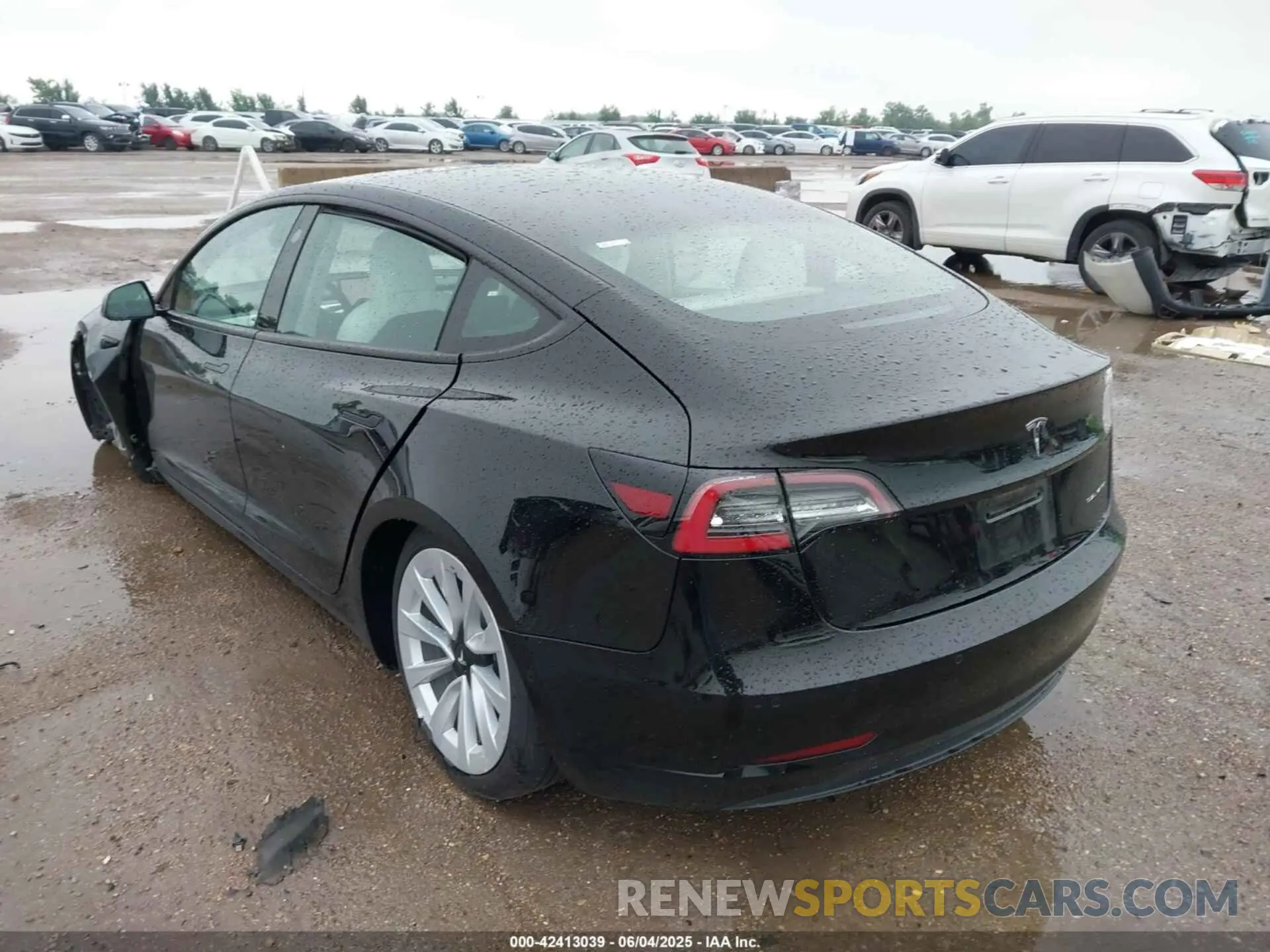 3 Фотография поврежденного автомобиля 5YJ3E1EB5NF115555 TESLA MODEL 3 2022