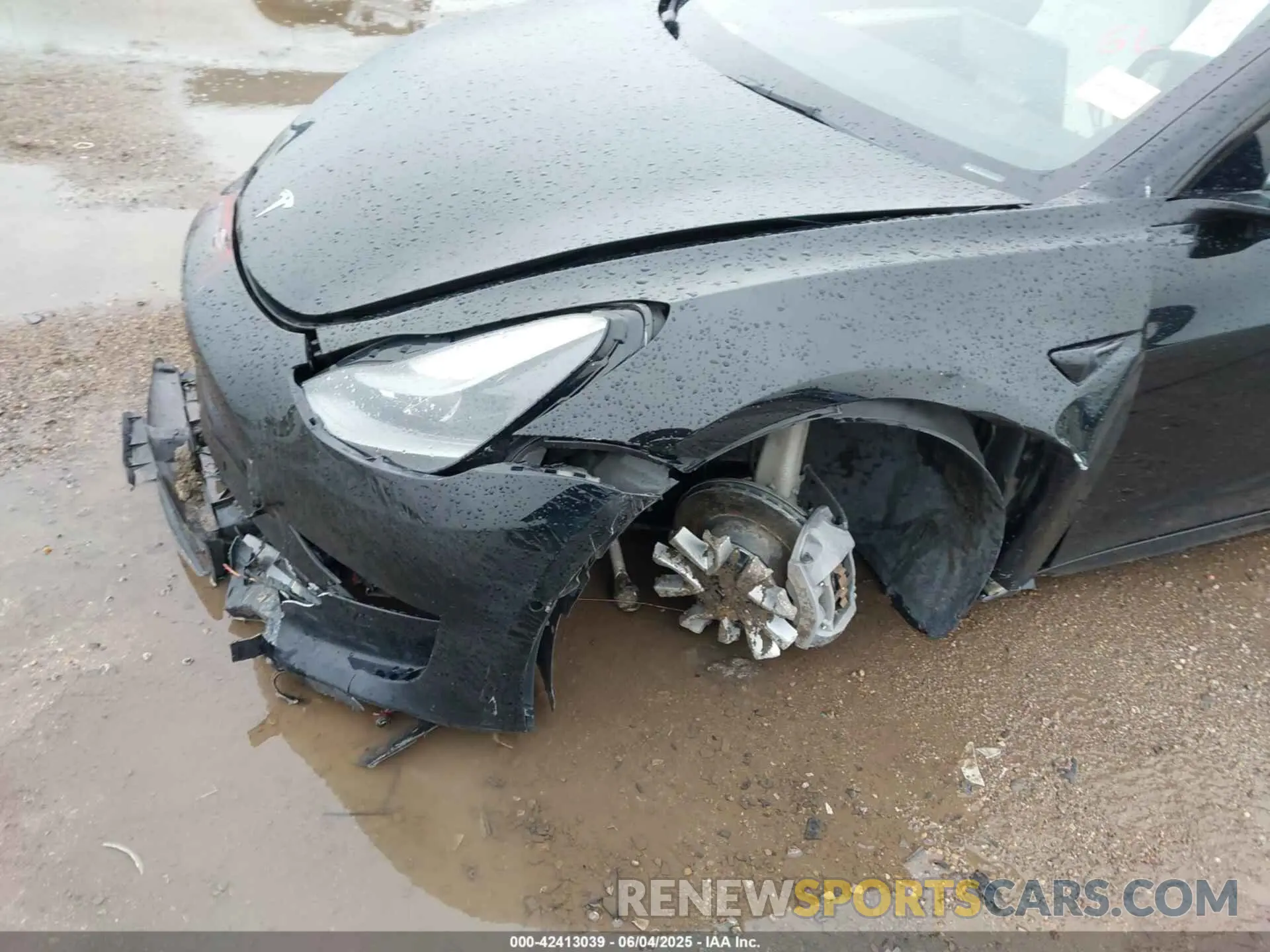 6 Фотография поврежденного автомобиля 5YJ3E1EB5NF115555 TESLA MODEL 3 2022