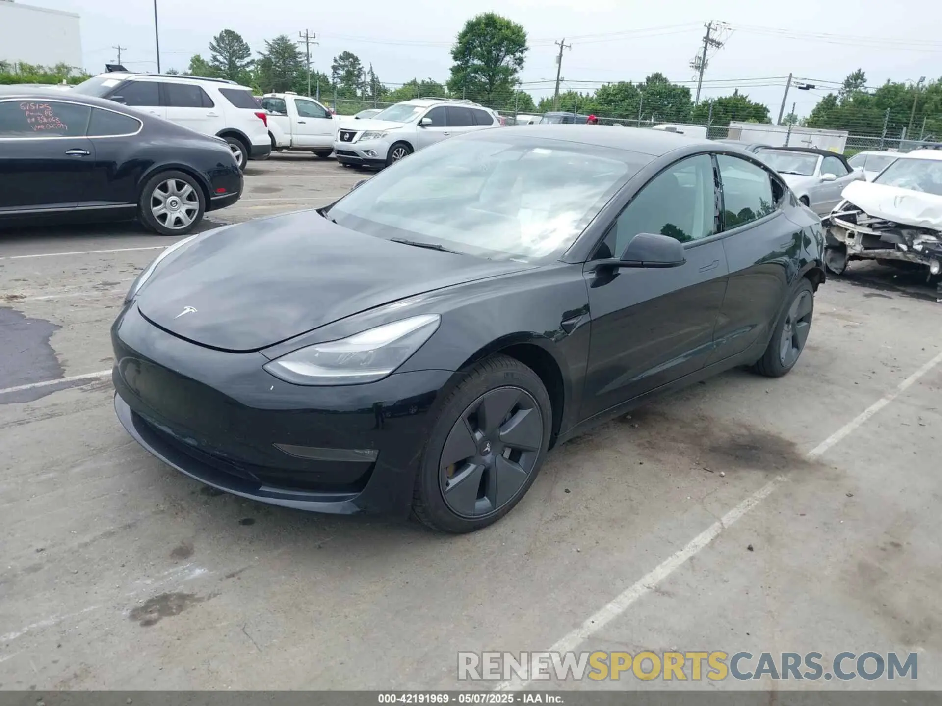 2 Фотография поврежденного автомобиля 5YJ3E1EB5NF117192 TESLA MODEL 3 2022