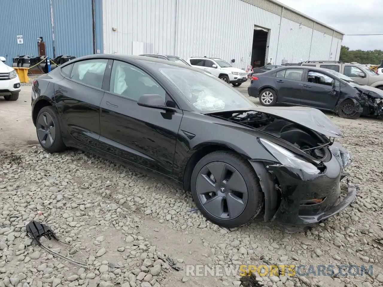 4 Фотография поврежденного автомобиля 5YJ3E1EB5NF167820 TESLA MODEL 3 2022