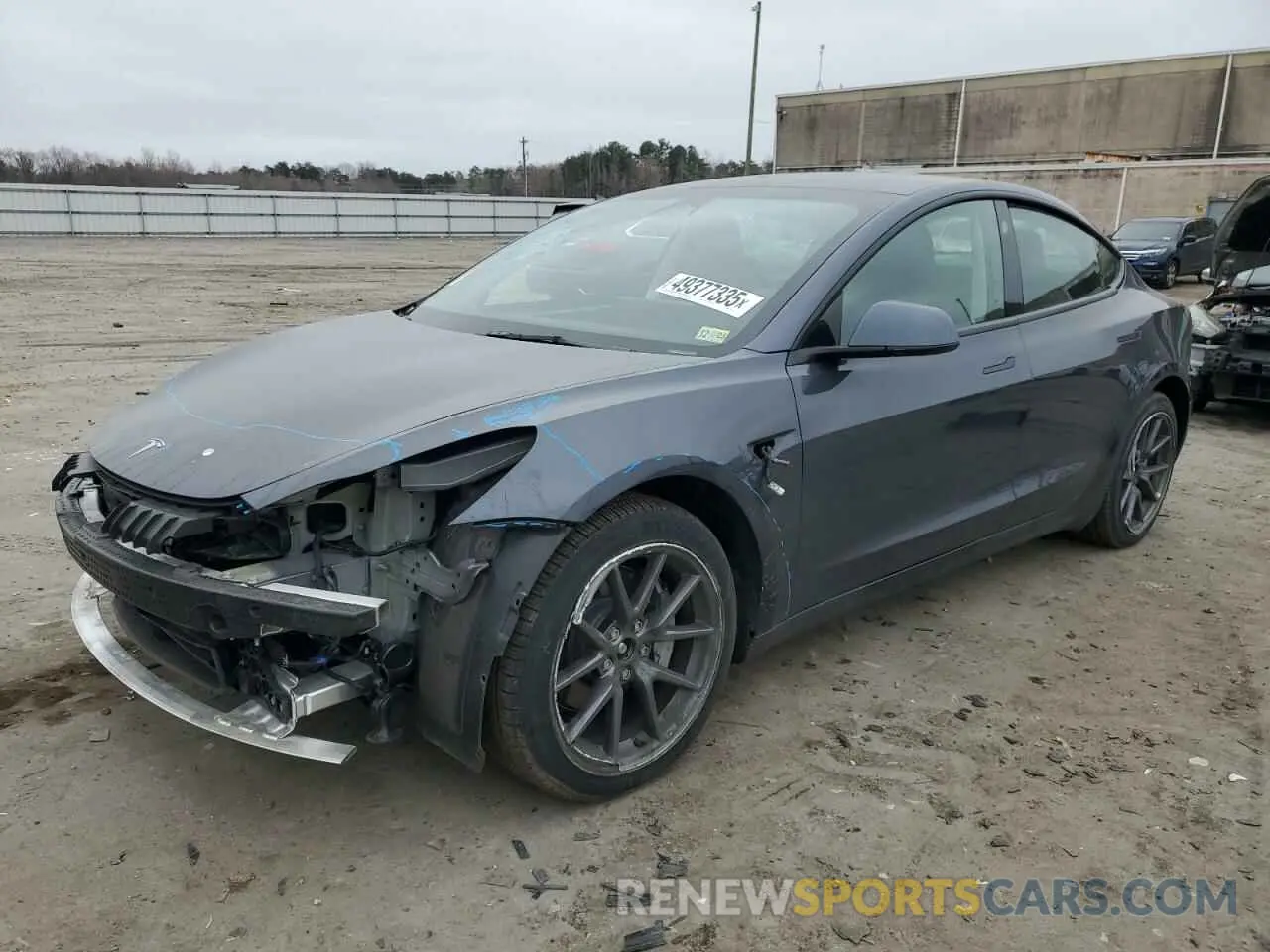 1 Фотография поврежденного автомобиля 5YJ3E1EB5NF179157 TESLA MODEL 3 2022