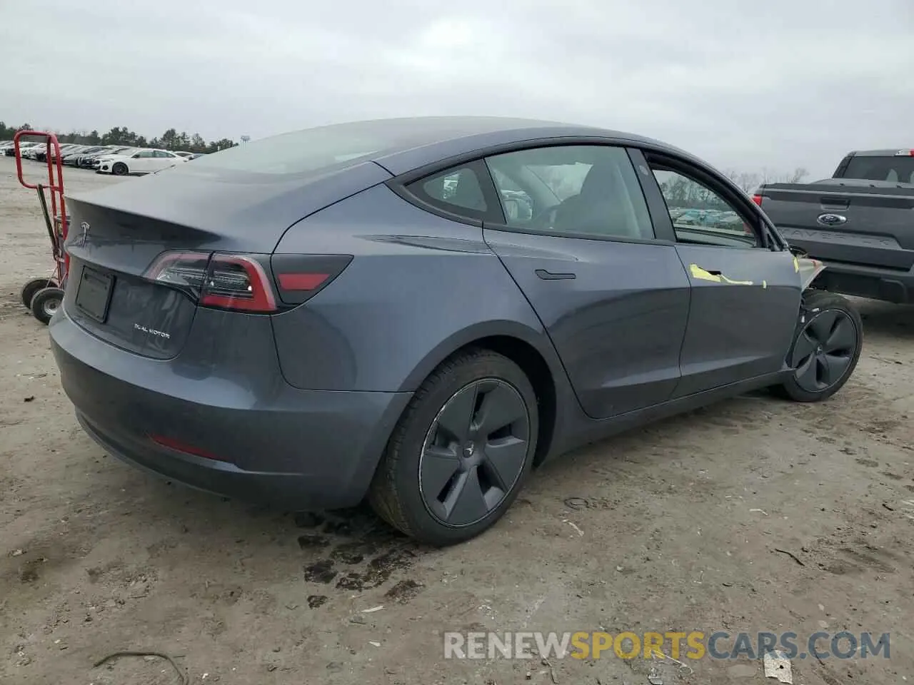 3 Фотография поврежденного автомобиля 5YJ3E1EB5NF179157 TESLA MODEL 3 2022