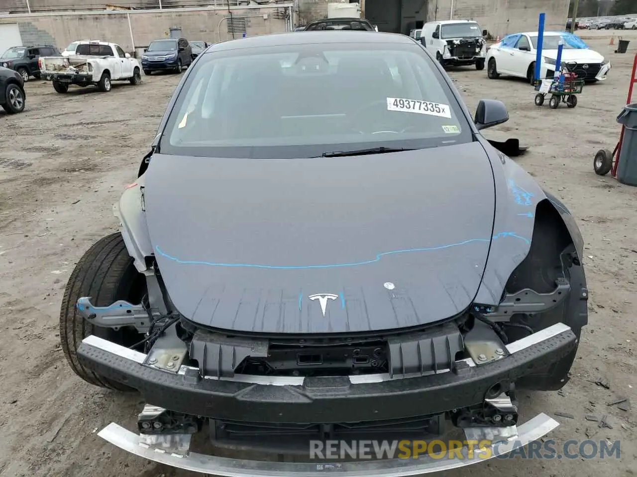 5 Фотография поврежденного автомобиля 5YJ3E1EB5NF179157 TESLA MODEL 3 2022