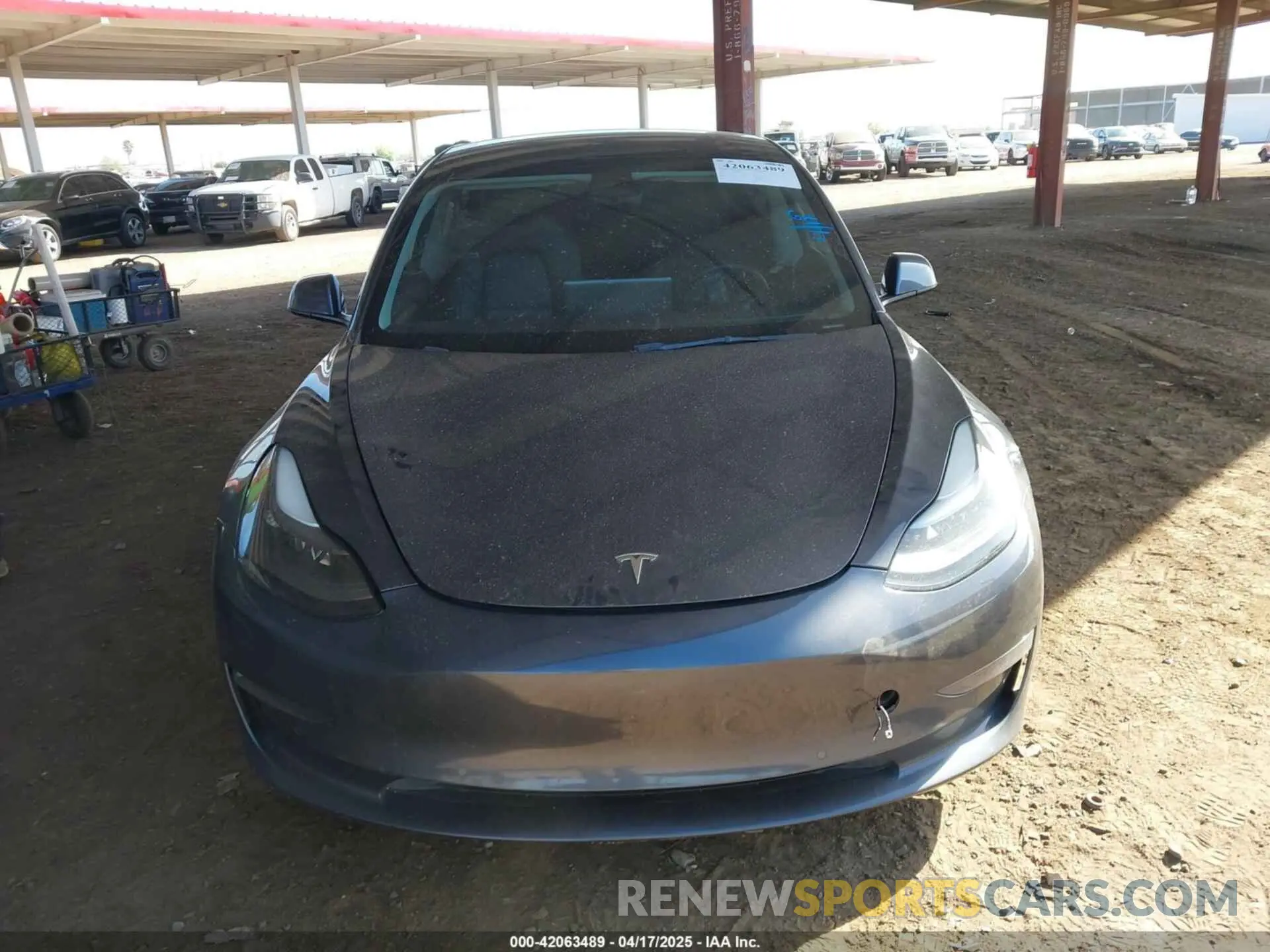 11 Фотография поврежденного автомобиля 5YJ3E1EB5NF205806 TESLA MODEL 3 2022