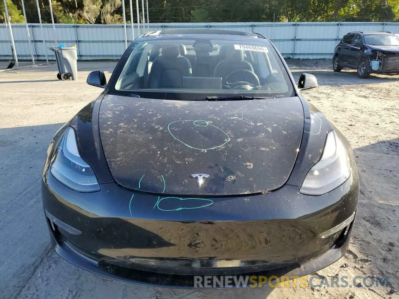 5 Photograph of a damaged car 5YJ3E1EB5NF268209 TESLA MODEL 3 2022