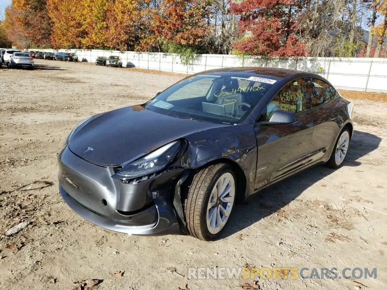 2 Фотография поврежденного автомобиля 5YJ3E1EB5NF286726 TESLA MODEL 3 2022