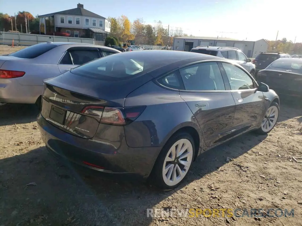 4 Фотография поврежденного автомобиля 5YJ3E1EB5NF286726 TESLA MODEL 3 2022