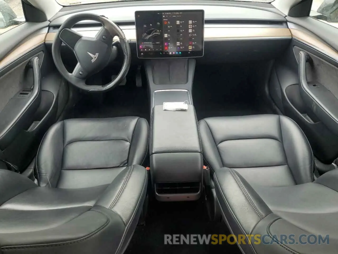 8 Фотография поврежденного автомобиля 5YJ3E1EB5NF287407 TESLA MODEL 3 2022