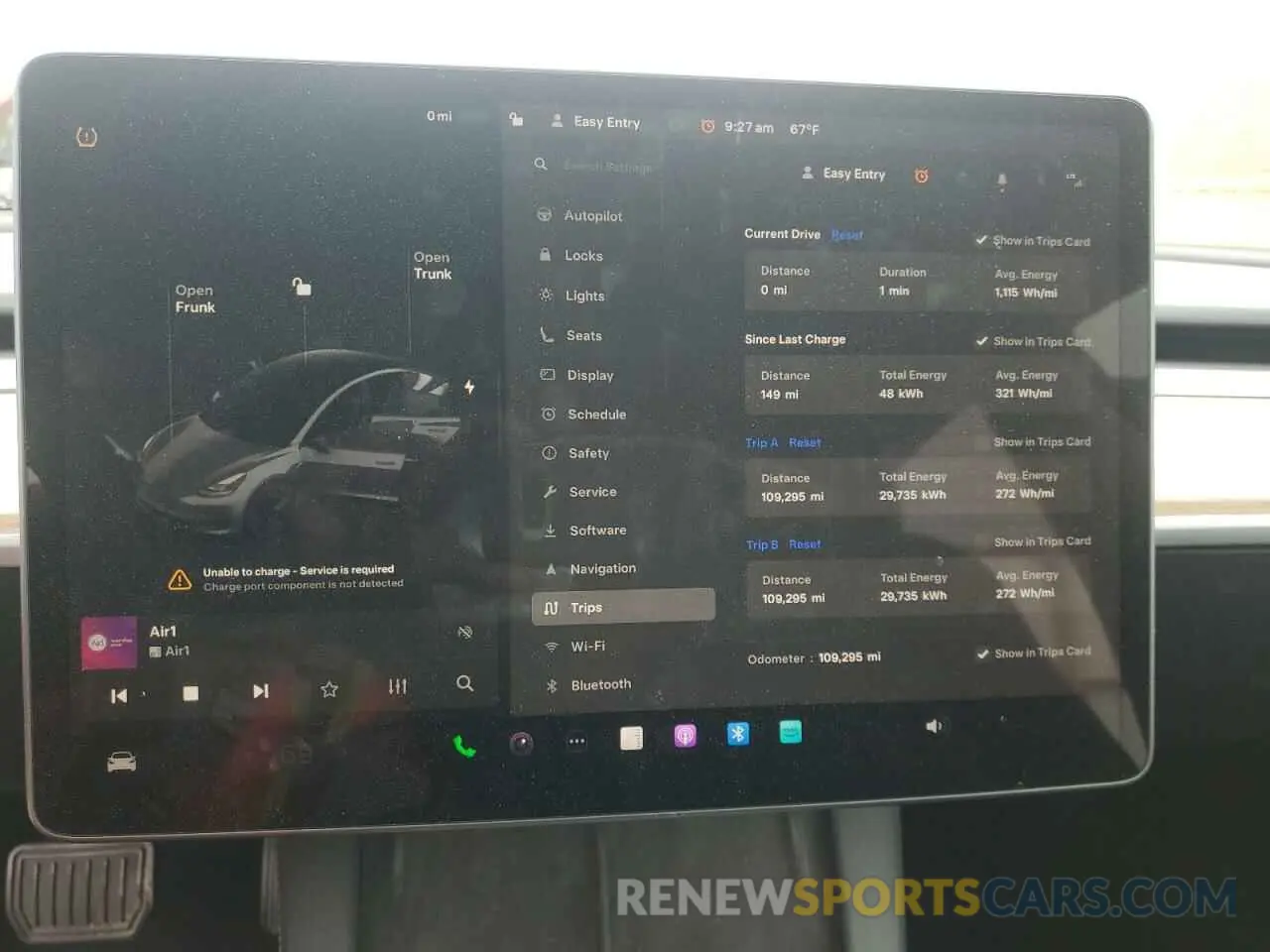 9 Фотография поврежденного автомобиля 5YJ3E1EB5NF287407 TESLA MODEL 3 2022
