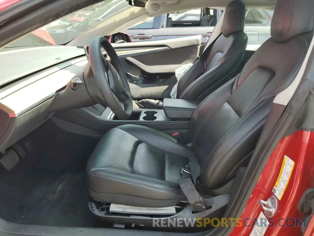 7 Photograph of a damaged car 5YJ3E1EB5NF287746 TESLA MODEL 3 2022
