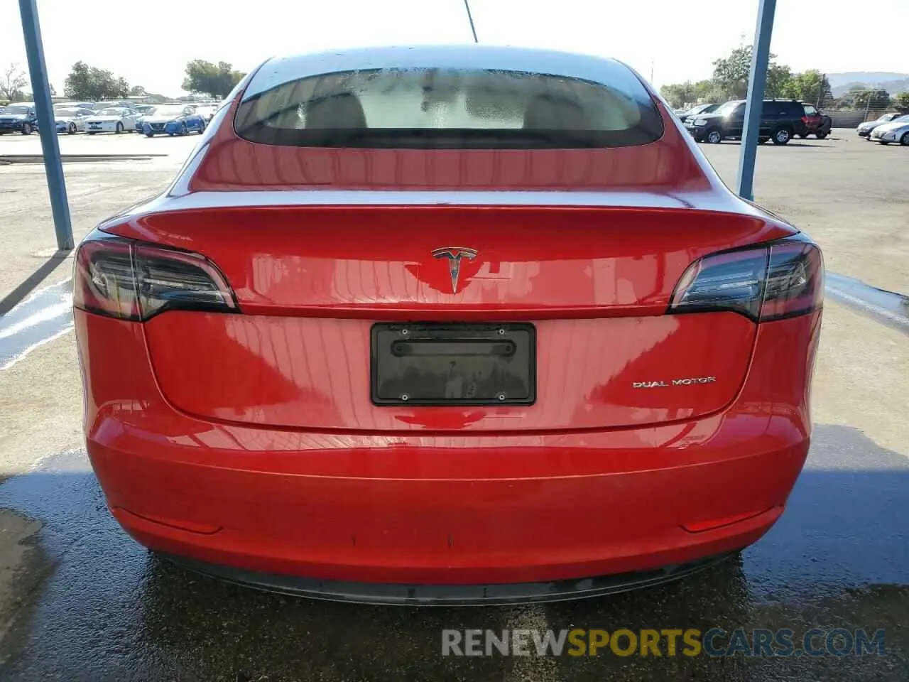 6 Фотография поврежденного автомобиля 5YJ3E1EB5NF288184 TESLA MODEL 3 2022