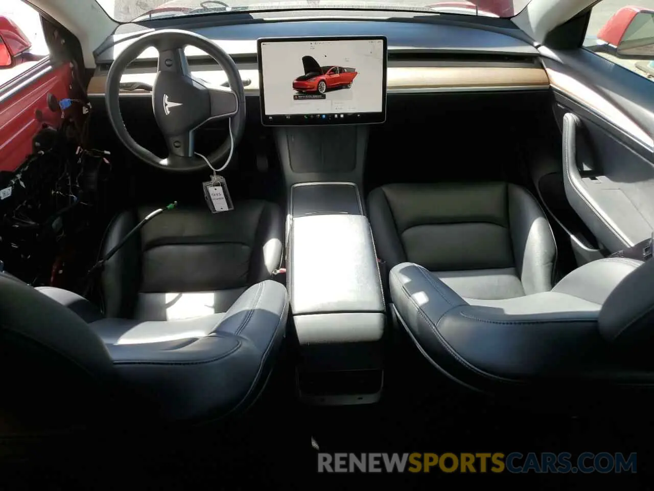 8 Фотография поврежденного автомобиля 5YJ3E1EB5NF288184 TESLA MODEL 3 2022
