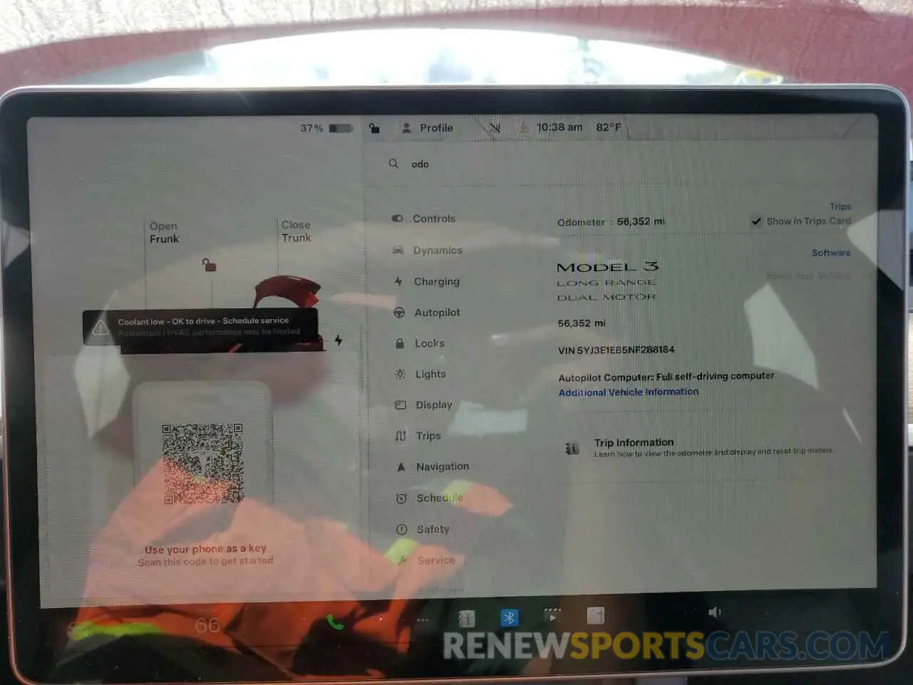 9 Фотография поврежденного автомобиля 5YJ3E1EB5NF288184 TESLA MODEL 3 2022