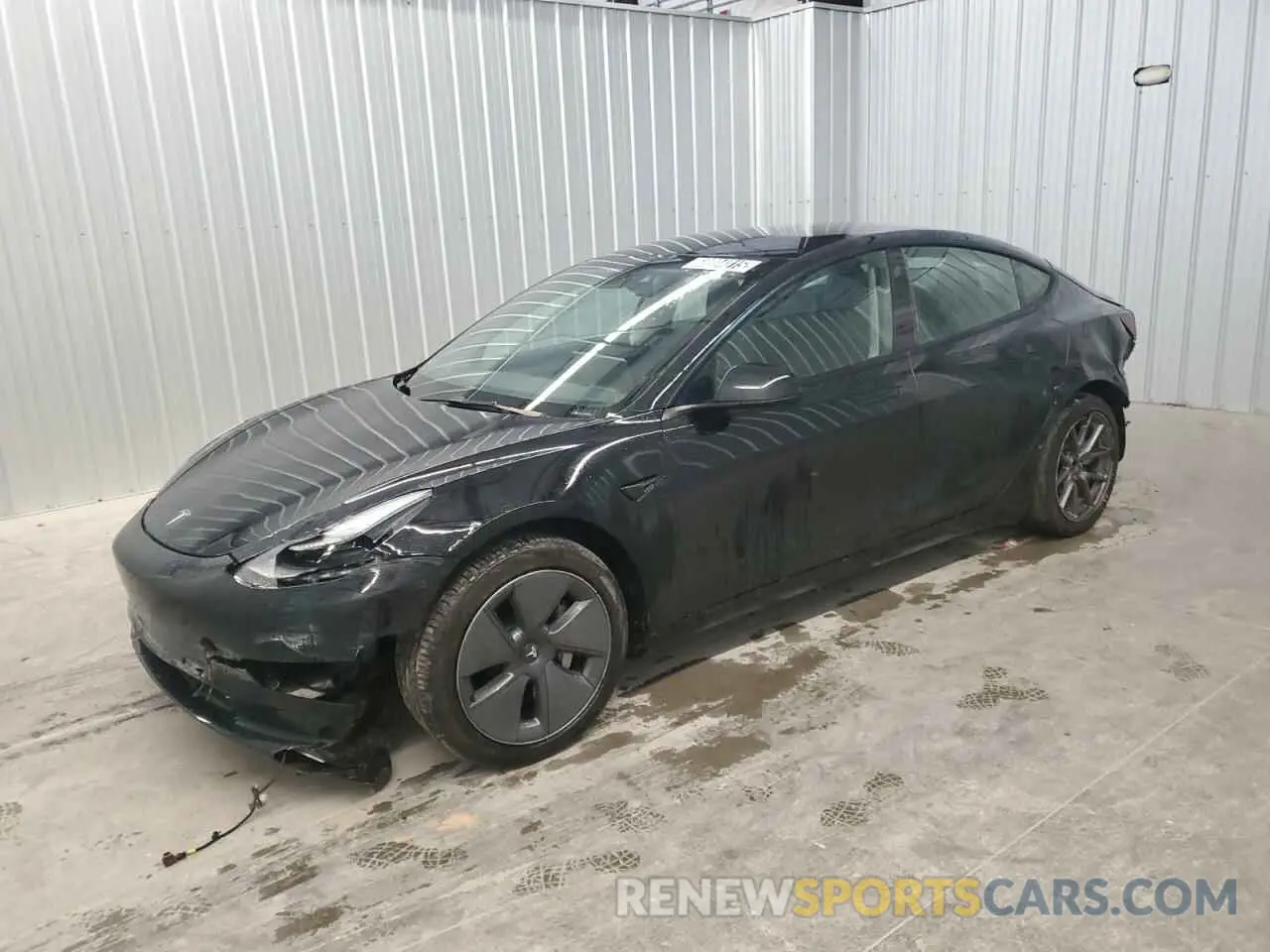 1 Photograph of a damaged car 5YJ3E1EB5NF288380 TESLA MODEL 3 2022